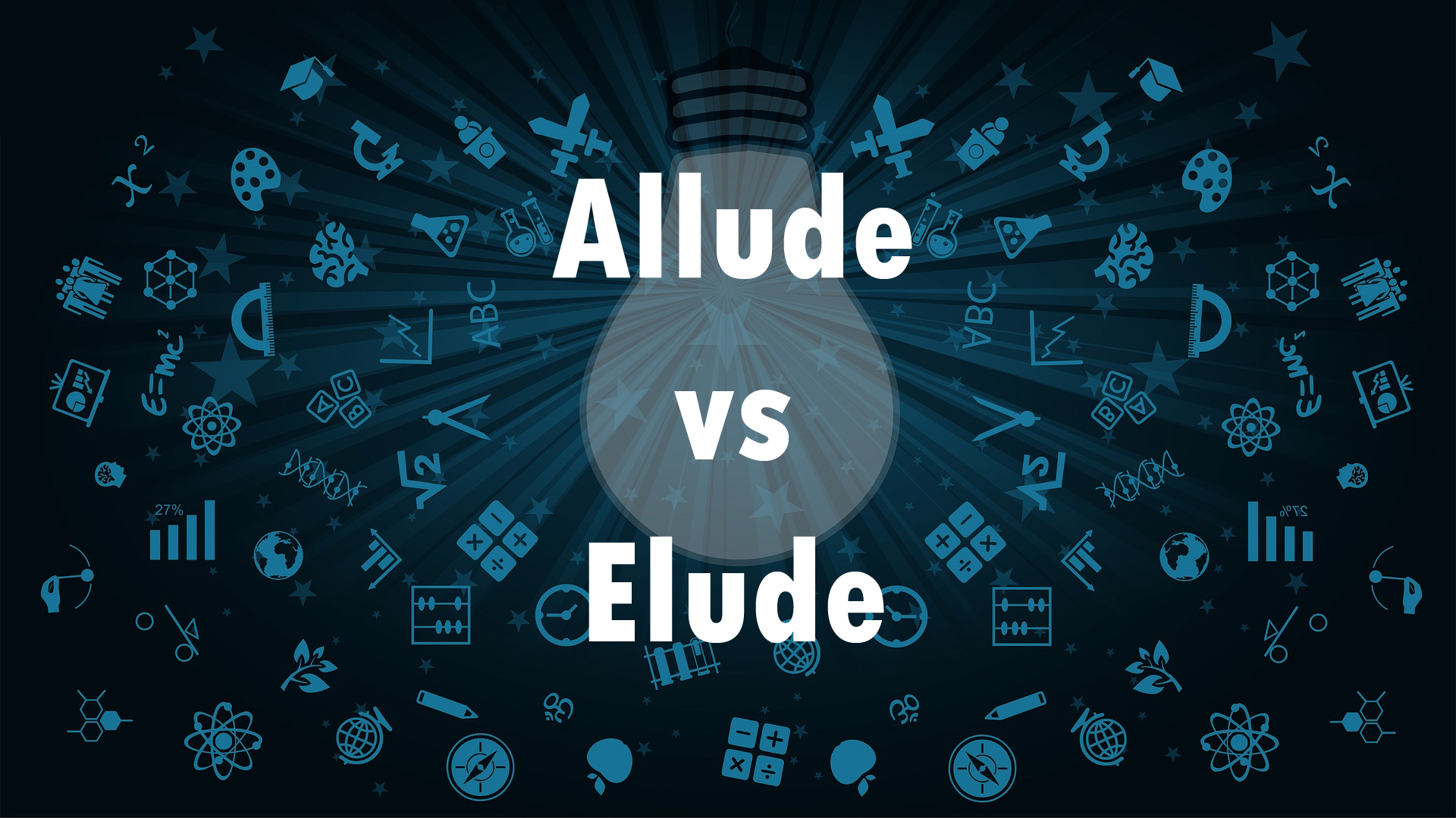 Allude vs elude