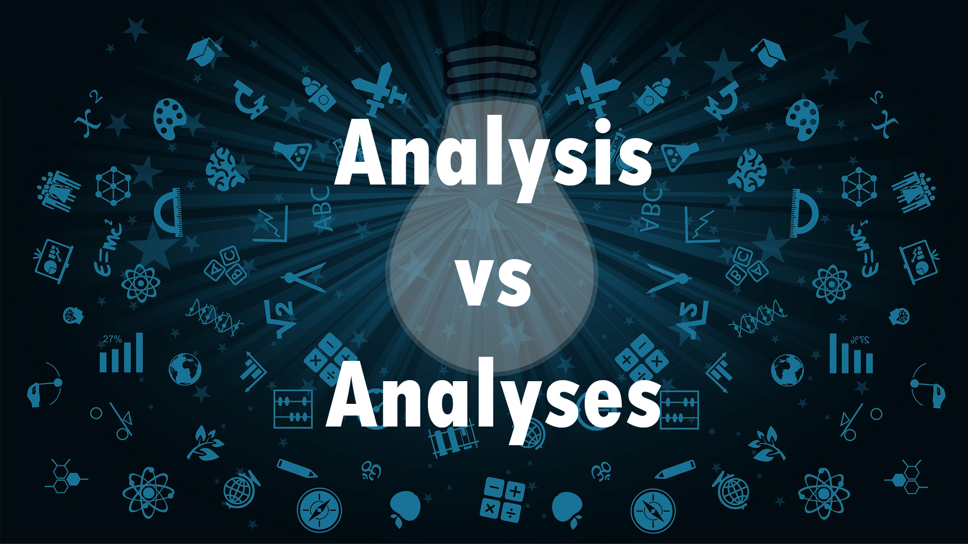 Analyze vs. Analyse