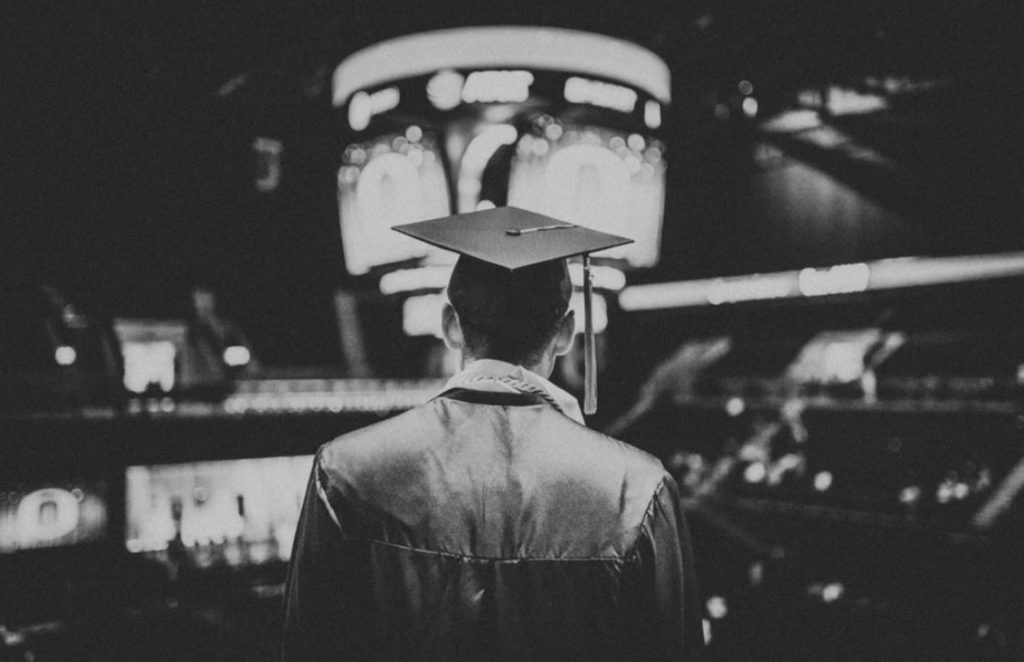 man in academic dress