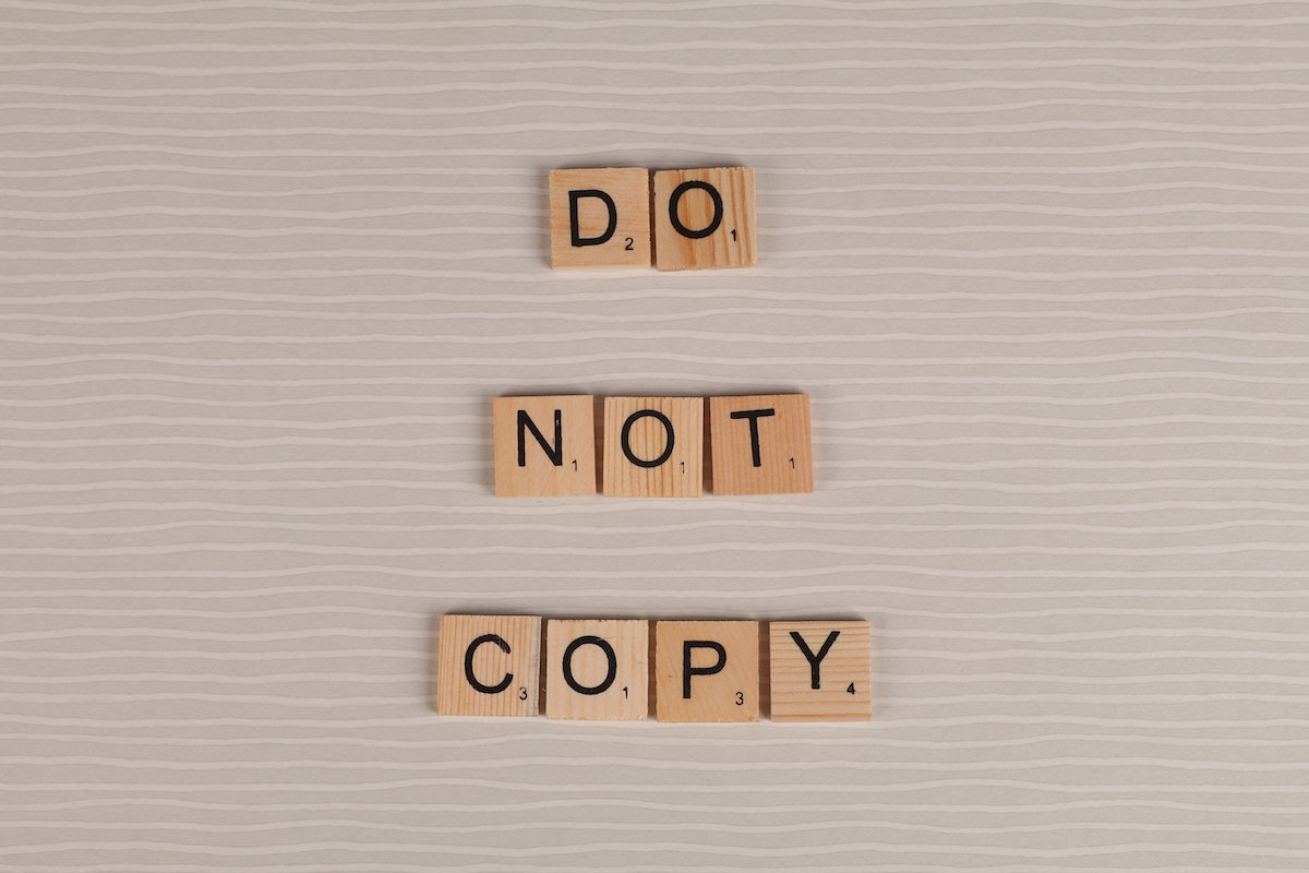 do not copy spelled in scrabble